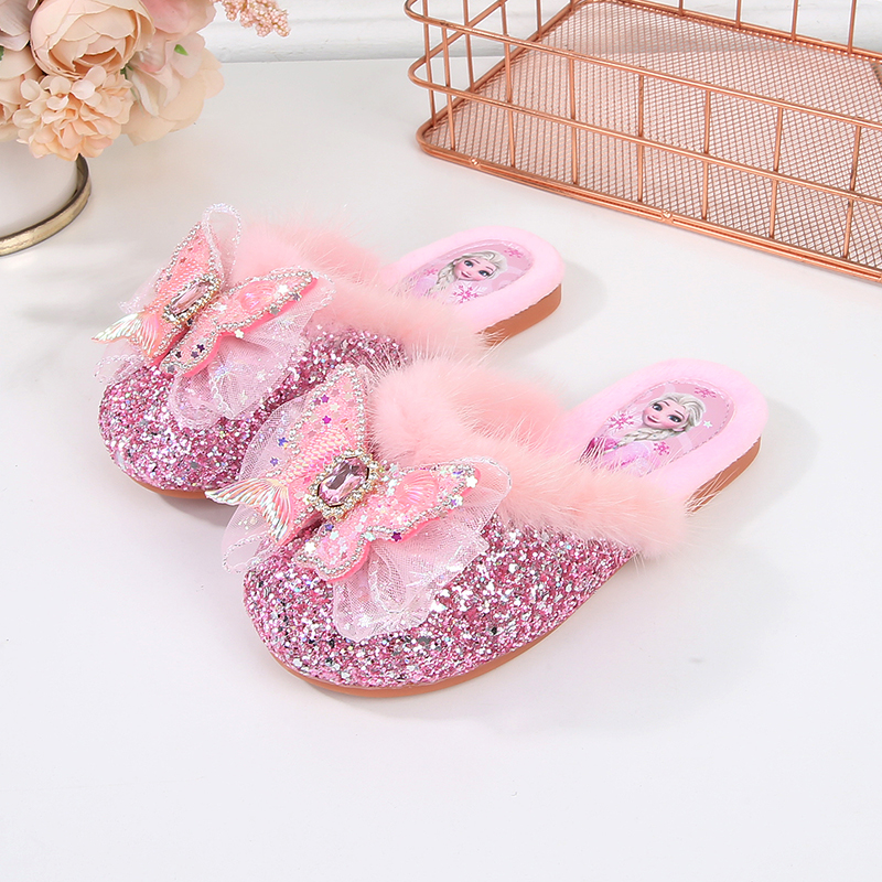 爱莎家居公主冬季卡通防滑室内