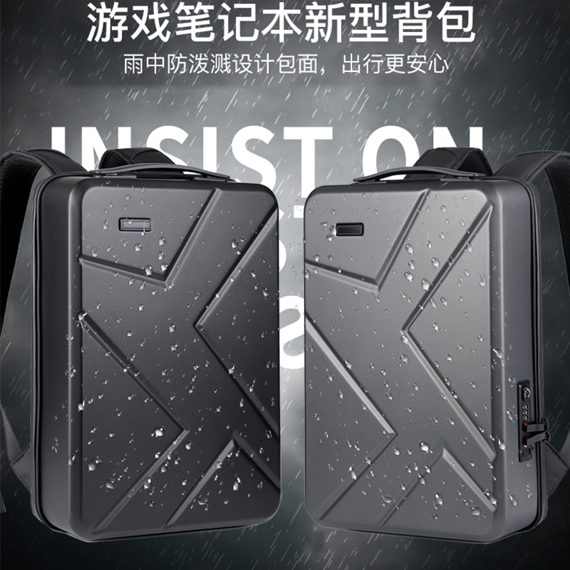 18寸华硕ROG枪神7 Plus双肩包枪神6 Plus防水背包幻16冰刃7双屏可放键盘电脑包17.3笔记本男大容量防盗硬壳包