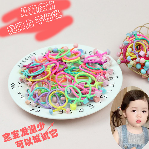 汀枫雨宝宝可爱甜美高弹力发圈