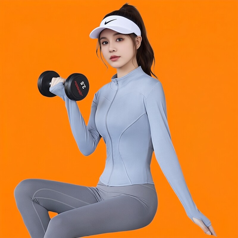 肥小棉品牌舒适瑜伽服女春夏季紧身显瘦健身房服晨跑运动套装塑身