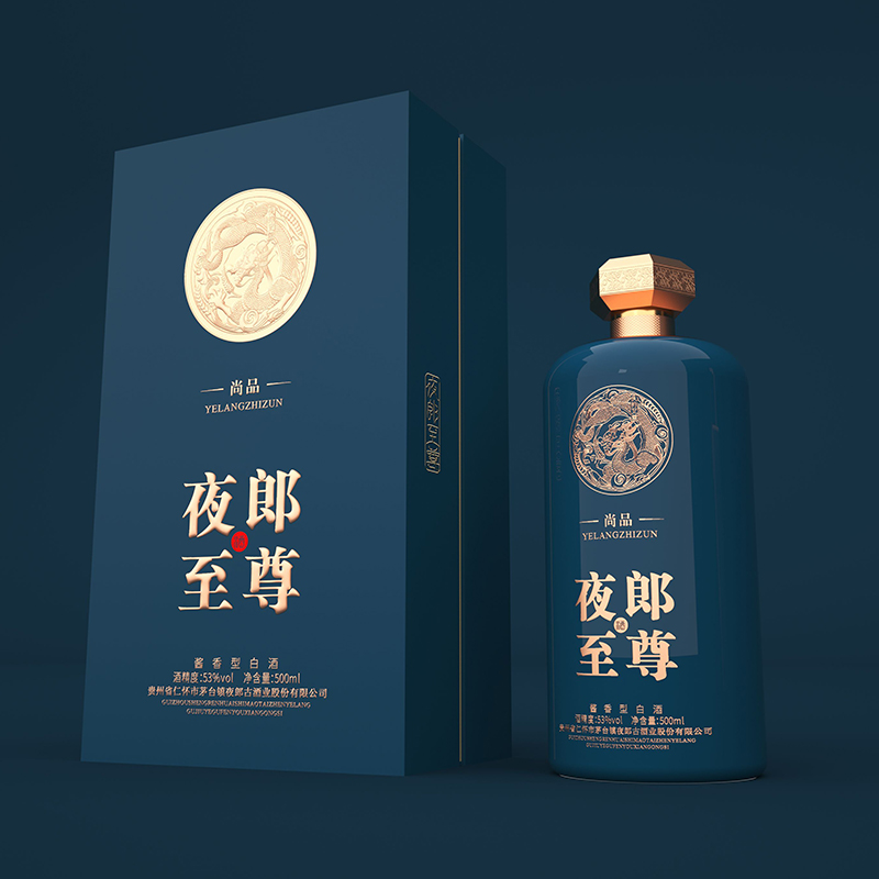 夜郎古500ml白酒53度酱香型至尊