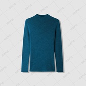 可机洗不易起球 十八针工艺100%羊毛 蓝标认证 两种领口扬子纱