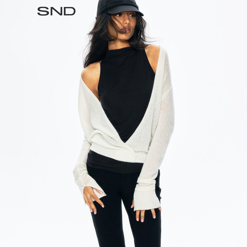SNDAW26荡领开衫女款