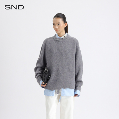 SNDAW26不对称套头衫女款