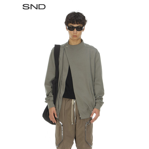 SNDPS26侧拉链外套男款