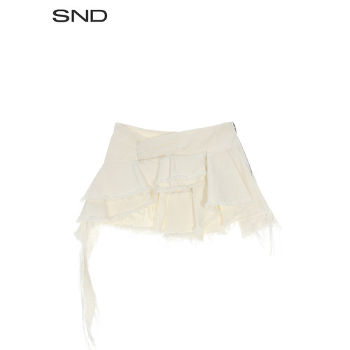 SNDSS26不规则下摆半裙女款
