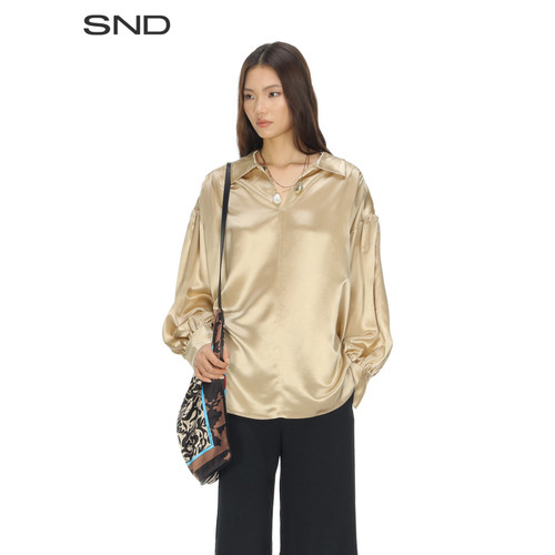 SNDPS26半开领衬衫女款