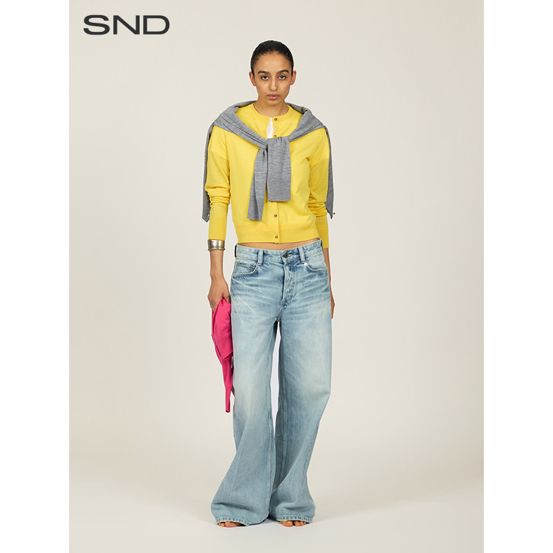 【FaxCopyExpress 设计师品牌】SND SS25 园丁牛仔长裤女款