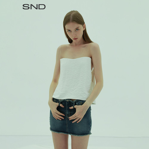 SNDSS26露背拼接背心女款