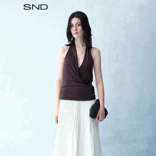 【II SENSE 设计师品牌】SND PS26 轻松挂脖上衣女款