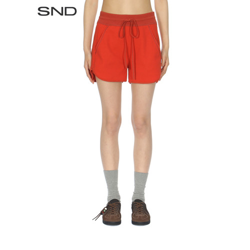 SNDSS26律动华夫格短裤女款