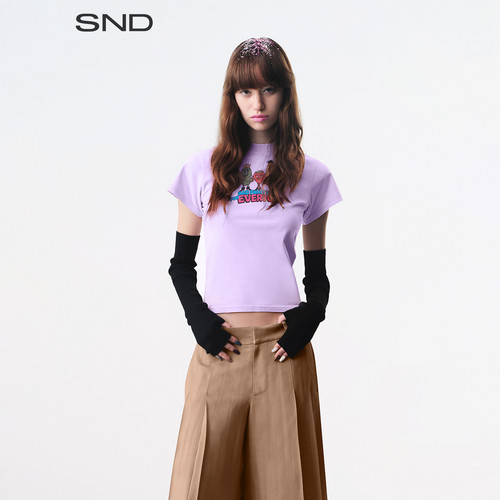 SNDSS26水果农庄印花修身T恤