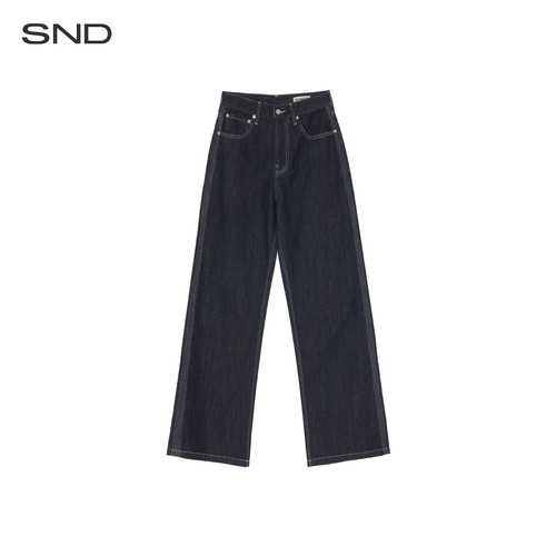 SNDAW26经典直筒牛仔长裤