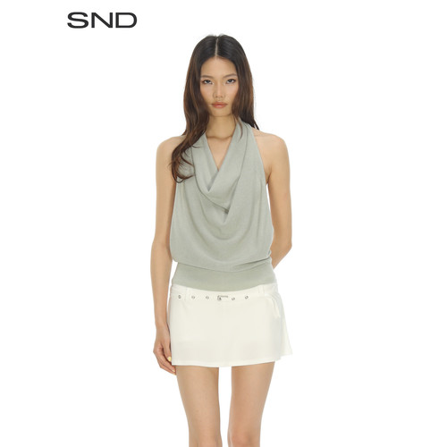 SNDFW26Vega荡领露背上衣