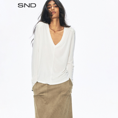 AW26V领肩章长袖T恤女款