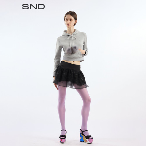 SND“夜曲”亮片迷你蓬蓬裙