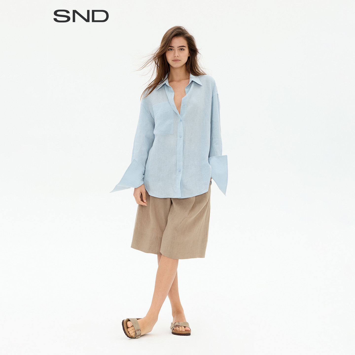 【FaxCopyExpress 设计师品牌】SND SS26 Soft Light清透宽松衬衫