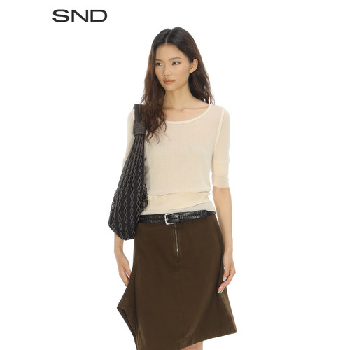 SNDSS26无缝错视上衣女款