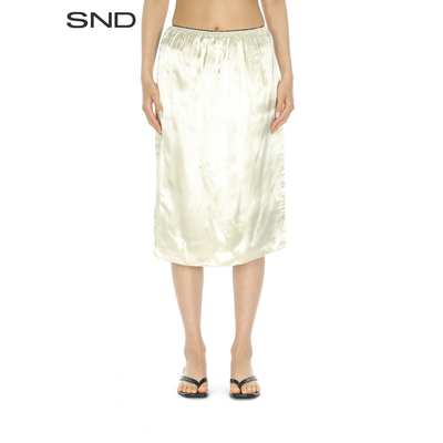 SNDSS26简约直筒长裙女款