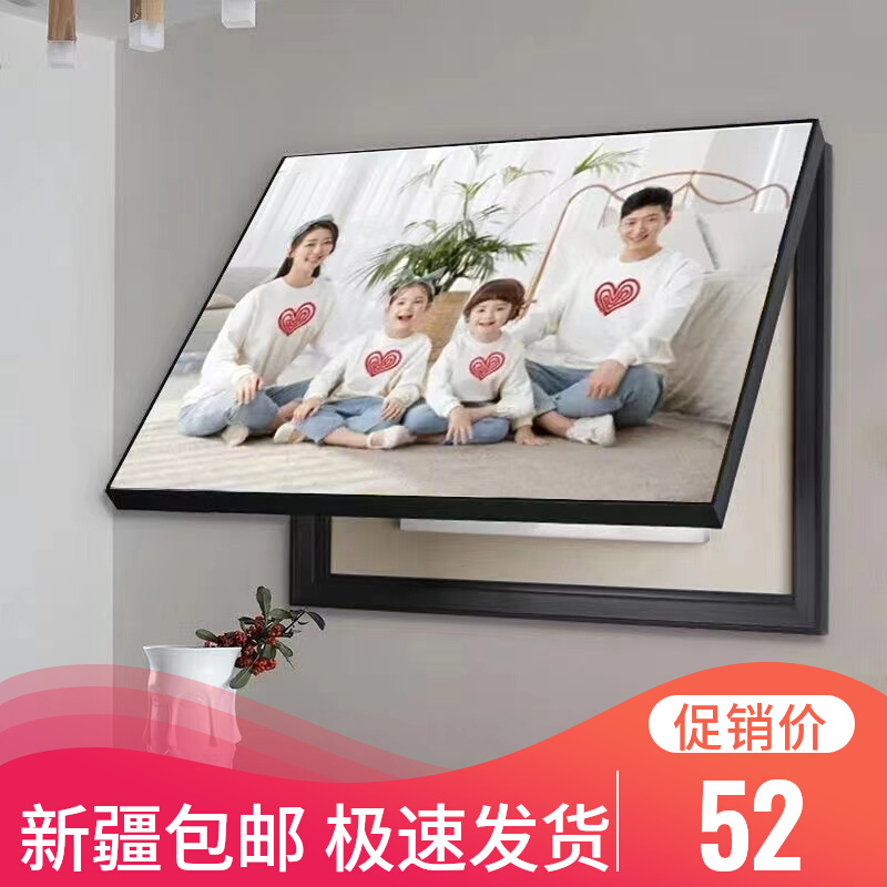 新疆包邮全家福照片电表箱装饰画电闸箱配电箱挂画婚纱照遮挡壁画