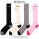 竖条纹小腿袜子女春秋款 ins潮纯棉字母长筒袜健身运动压力袜秋冬