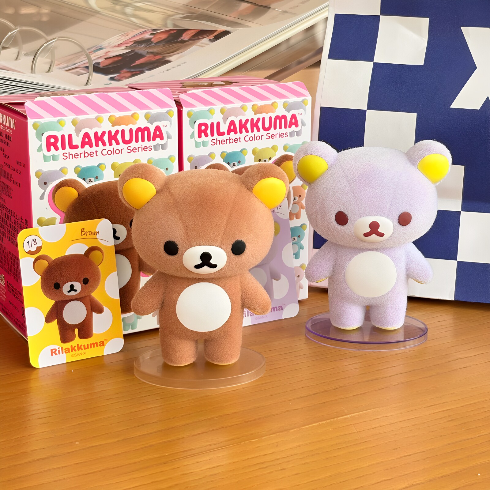 【现货】X11雪酪缤纷系列盲盒Rilakkuma轻松熊盲盒轻松熊生日礼物