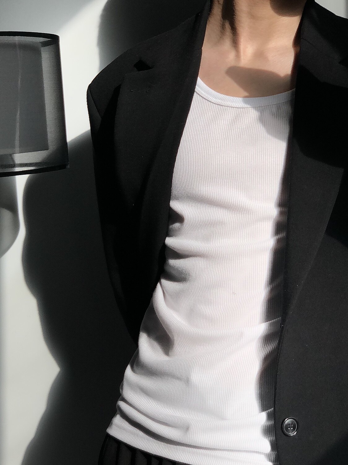 LilZWEN Studio 可以穿很久的夏日清爽型男纯色套头针织INS感背心