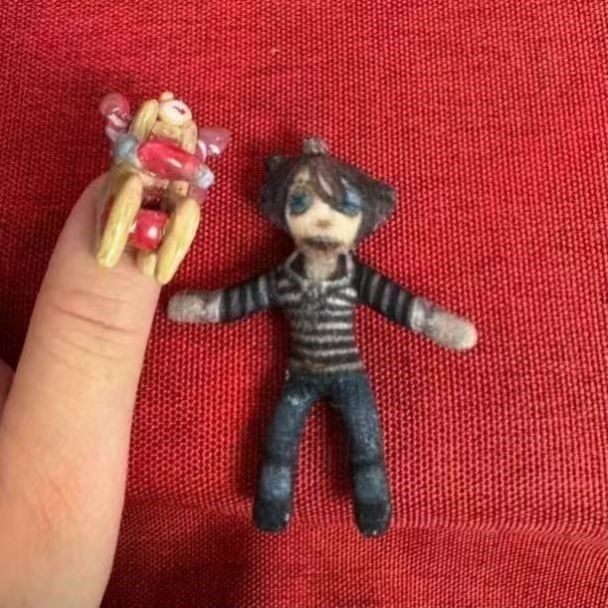 世界计画周边抽象玩偶A老鼠干可动人偶有骨铁丝玩具无白边生日礼