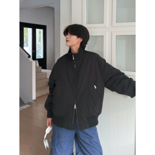 19otiwtt美式鸭绒飞行员立领羽绒服男冬季新款保暖羽绒宽松外套