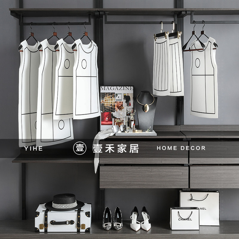 样板房间毛毡衣服道具衣帽间衣服轻奢印花展厅衣柜软装饰品组合搭,家居饰品,家饰软装搭配套装,淘宝优惠券,粉丝福利购,淘宝优惠卷