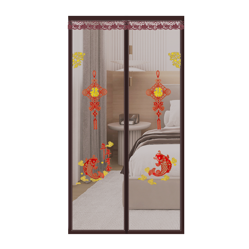 金剛網(wǎng)防蚊門簾磁性魔術(shù)貼臥室紗門紗窗家用免打孔自吸磁鐵自粘式
