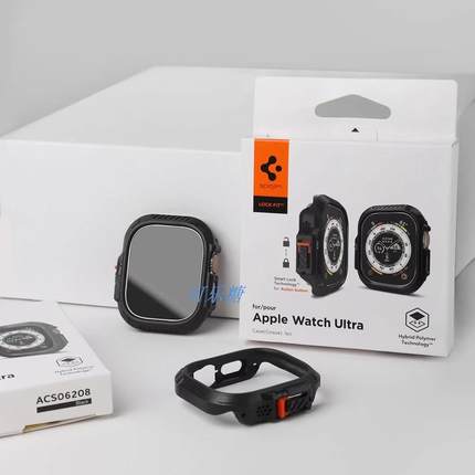 Spigen适用于ultra 8/7代49mm/44mm/45mm/40mm盔甲锁扣防误触表壳