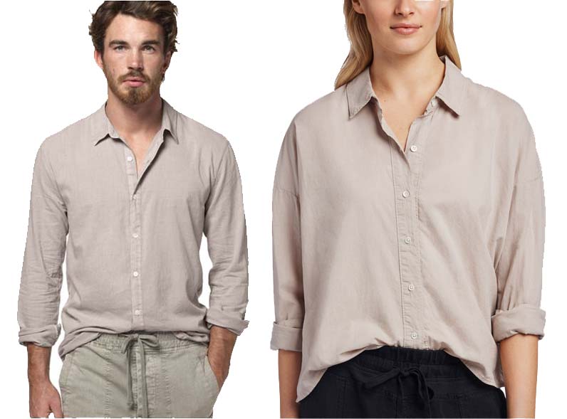 LSHW男女同款夏装超薄洗水男朋友