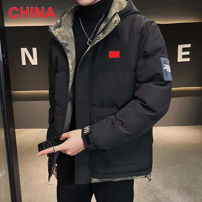 国家队秋冬男士时尚双面穿棉衣