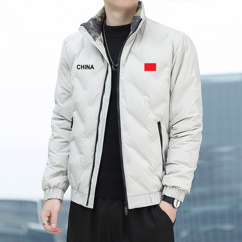 国家队男士冬季加厚保暖羽绒服