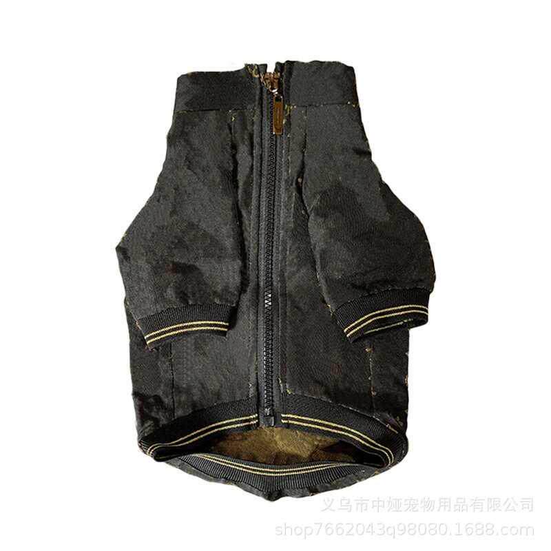 潮牌狗衣服狗狗宠物衣服法斗雪纳瑞泰迪外套大牌狗狗夹克裙子w