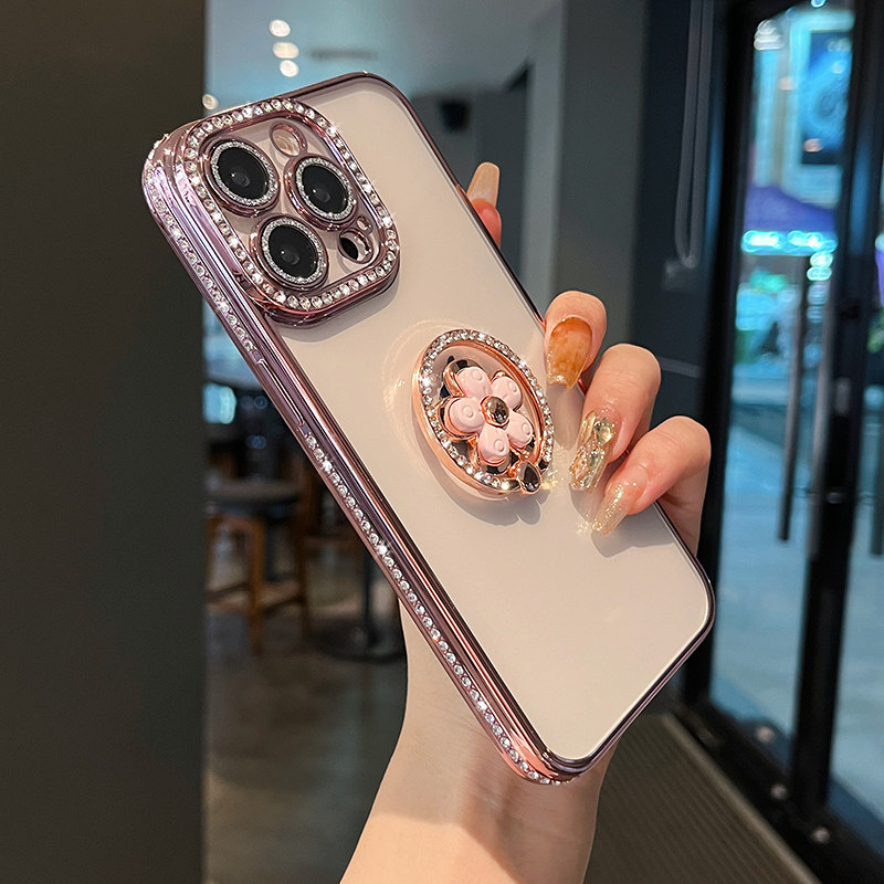 适用苹果17手机壳iPhone15ProMax镜头全包防摔16pro电镀硅胶指环保护套14plus高级感透明超薄外壳por女新款13