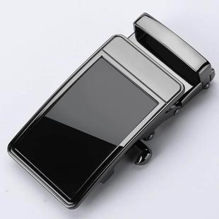 利郎无孔无牙扣头男士自动皮带扣头腰带扣子3.5cm无卡槽平滑带身