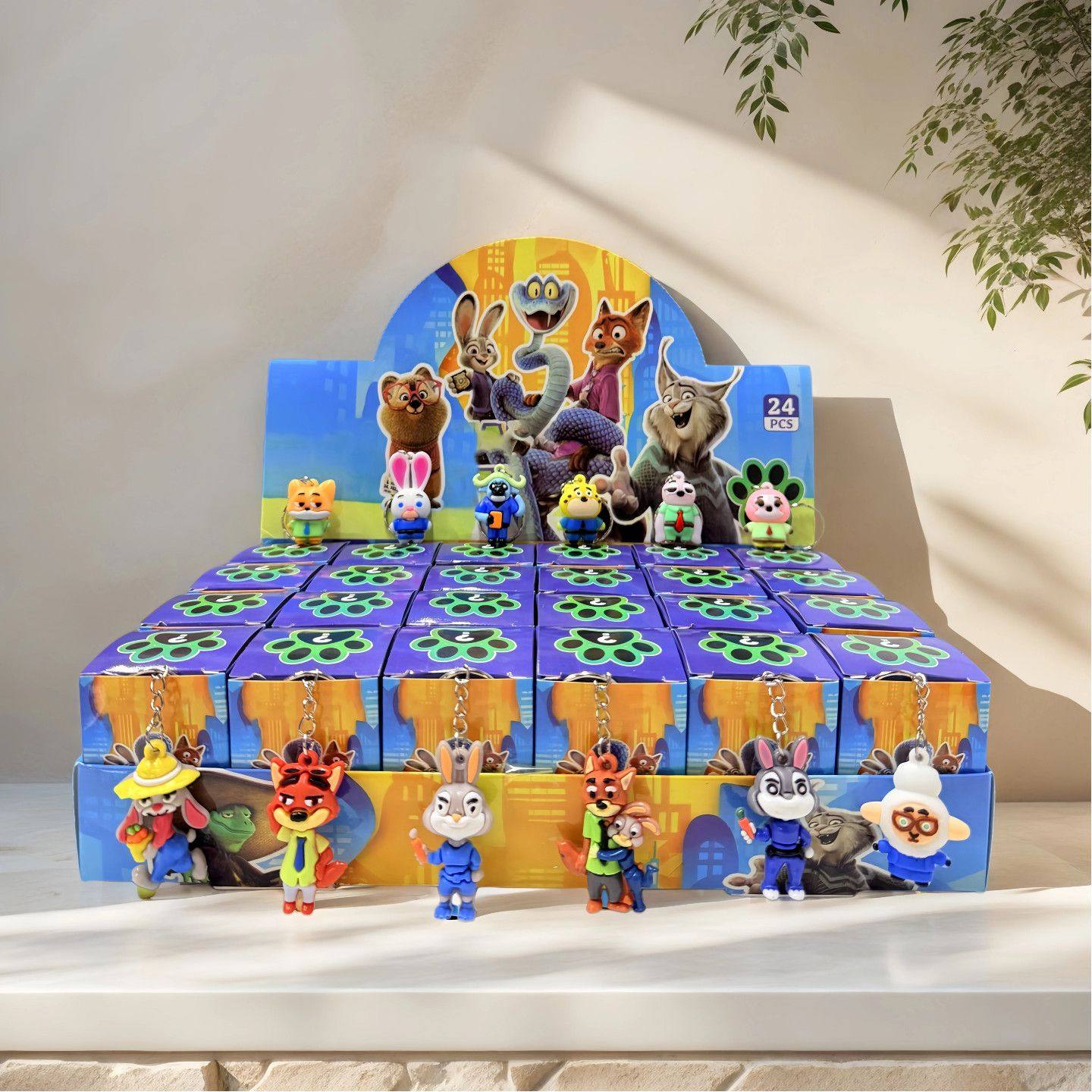 24盒疯狂动物城盲盒手办公仔挂件儿童周边男女孩小学生奖品礼物,模玩/动漫/周边/娃圈三坑/桌游,艺术家手办/潮玩雕像,淘宝优惠券,粉丝福利购,淘宝优惠卷