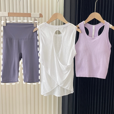 无尴尬裸感裤运动跑步五分短裤高腰提臀瑜伽健身服182