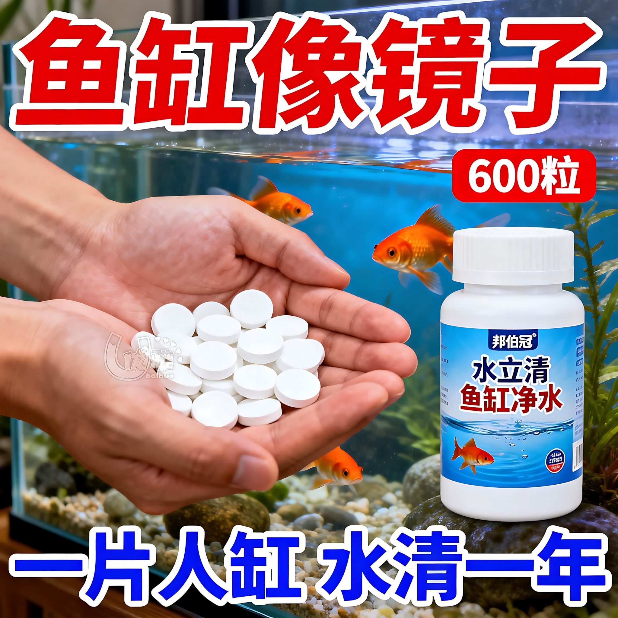 鱼缸净水片净水剂澄清澈净化水质除臭去腥鱼缸水族箱鱼池清水养鱼,宠物/宠物食品及用品,鱼缸净水剂,淘宝优惠券,粉丝福利购,淘宝优惠卷