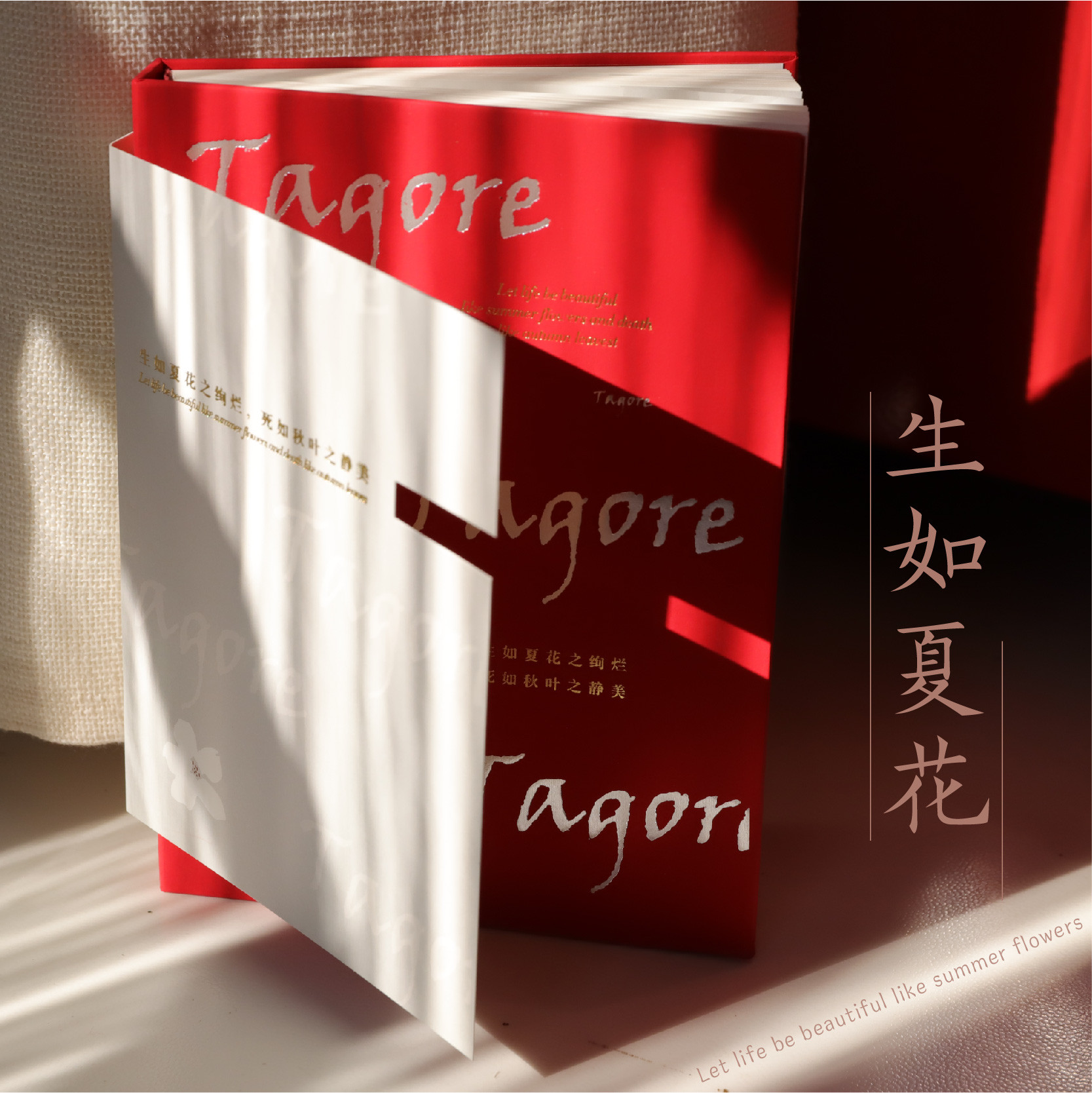【诗人系列笔记本】生如夏花泰戈尔诗歌之爱手账本笔记本文艺礼物