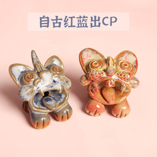 【瓦猫摆件】每款只一个手工捏制云南民族特色摆件可爱瓦猫萌摆件