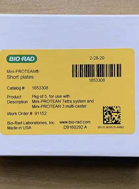 原装伯乐bio-rad玻璃板1653312玻璃板165-3312制胶板1.5mm1653308