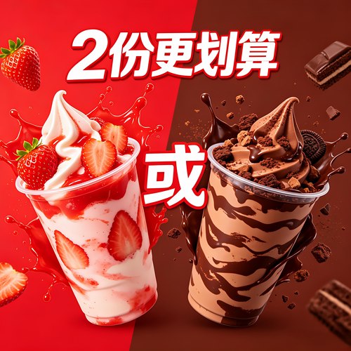 麦当劳代下单奥利奥草莓麦旋风