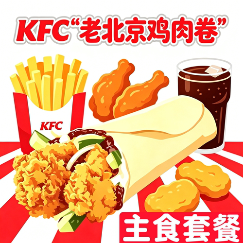老北京鸡肉卷代下意式肉酱汁牛堡