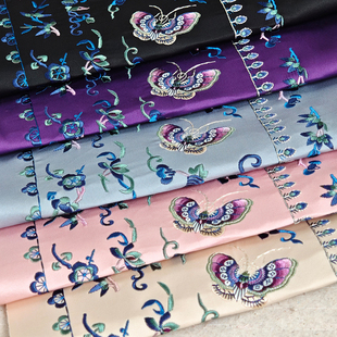 南雅集  清代古董衣挽袖袖口绣花片diy手工制作新中式仿苏绣辅料