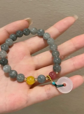 国潮ins学生闺蜜平安扣手链小众设计轻奢中式森系复古风甜美手绳