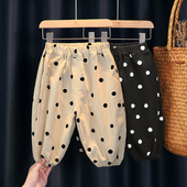 女宝宝洋气宽松休闲儿童纯棉秋装 女童裤 秋季 2026新款 外穿 子春秋款