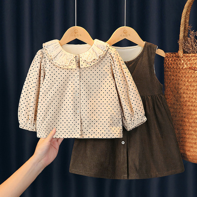 可衣棉尔纯棉2件秋冬连衣裙套装